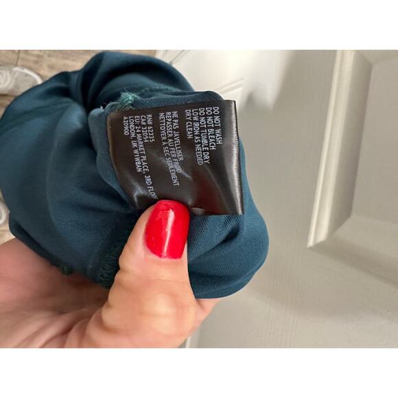 BHLDN Green Anthropologie Lena Jersey Blouson Maxi Gown Dress Size 0 - Picture 9 of 10